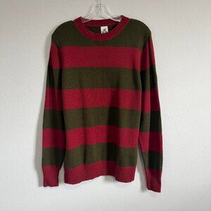 Spirit Halloween Long Sleeve Crew Neck "Night on Elm Street" Sweater Size S.